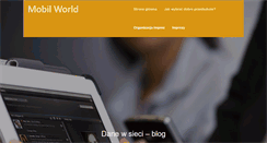 Desktop Screenshot of mobilworld.pl